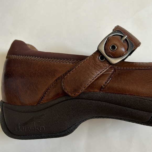 DANSKO Kitty Mary Janes Brown Clogs Leather sz EU41 = US 10.5/11 - Picture 5 of 16
